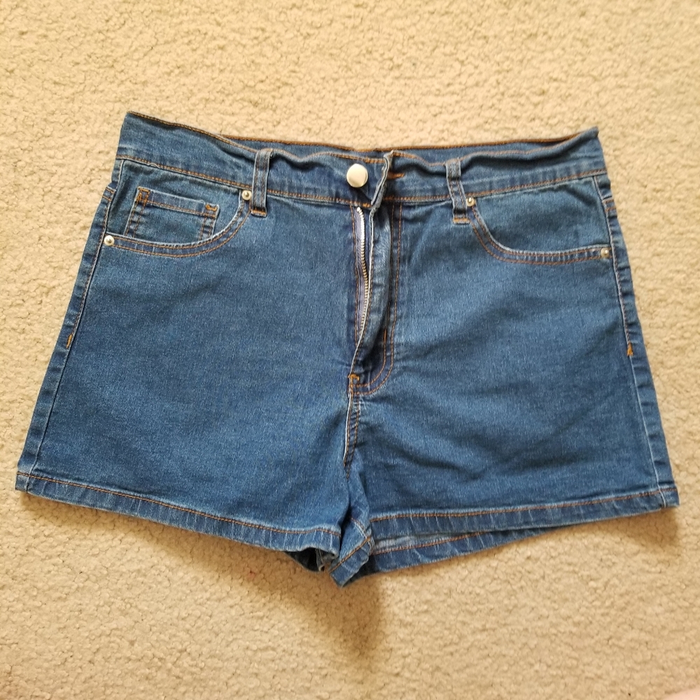Blue Denim Shorts